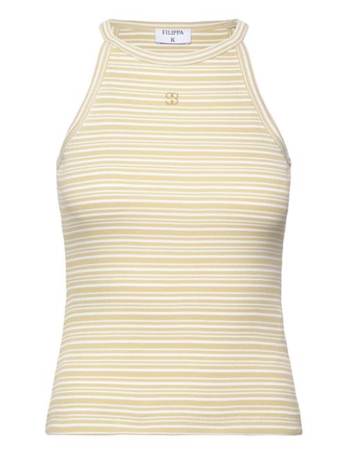 Se Filippa K Striped Tank Filippa K Yellow ved Booztlet