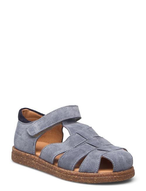 Se ANGULUS Sandals - Flat - Closed Toe - ANGULUS Blue ved Booztlet