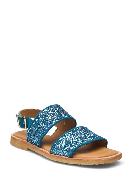 Se ANGULUS Sandals - Flat ANGULUS Blue ved Booztlet