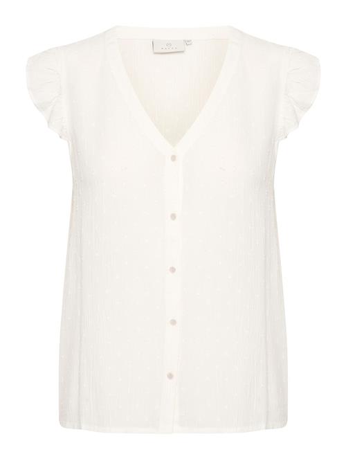 Kaffe Karonna Sleeveless Shirt Kaffe White