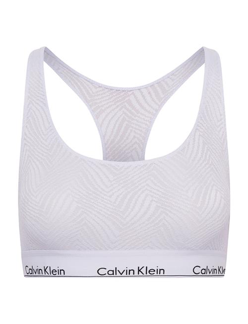 Se Calvin Klein Unlined Bralette Calvin Klein Blue ved Booztlet