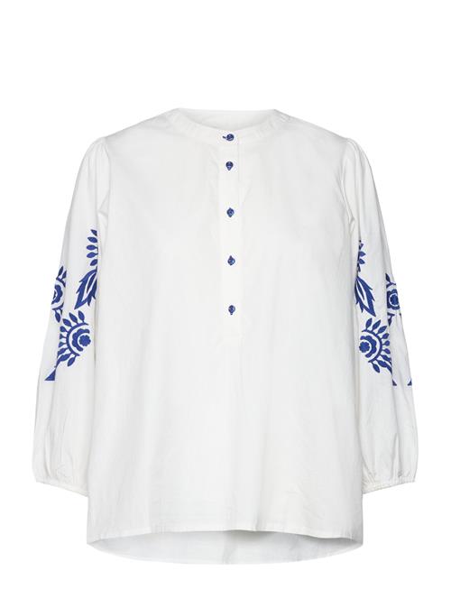 Se Lollys Laundry Faithll Blouse Ls Lollys Laundry White ved Booztlet