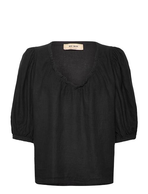 MOS MOSH Mmtaissa Linen Blouse MOS MOSH Black