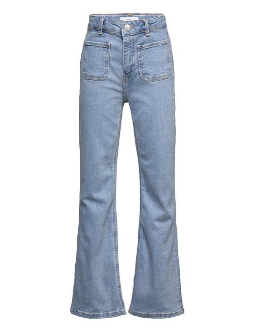 Mango Flared Jeans With Pocket Mango Blue