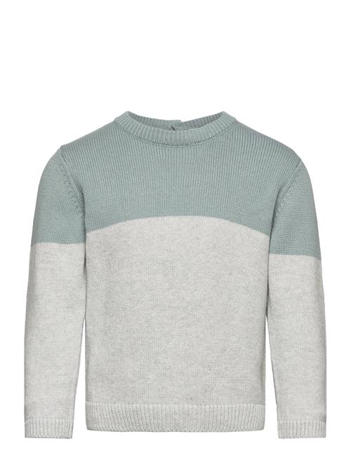 Se Mango Contrasting Knit Sweater Mango Grey ved Booztlet