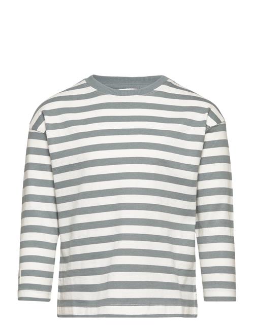 Se Mango Striped Long Sleeves T-Shirt Mango Green ved Booztlet