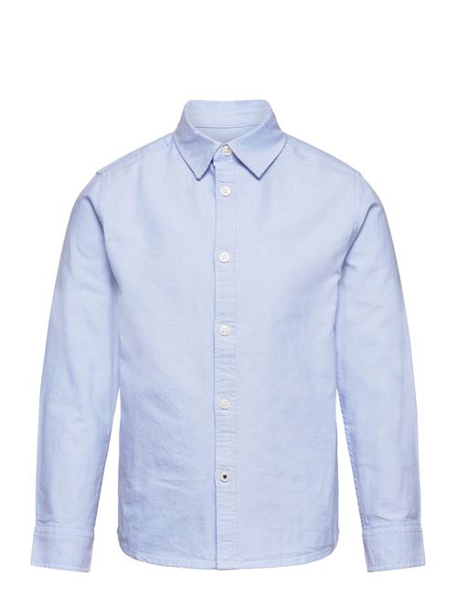 Mango Oxford Cotton Shirt Mango Blue