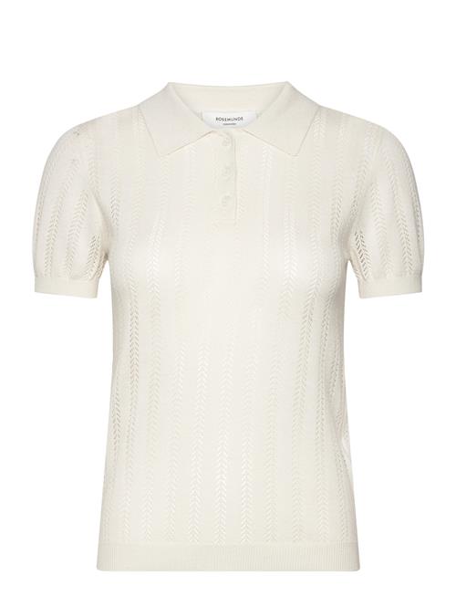 Se Rosemunde Knit Polo Rosemunde Cream ved Booztlet