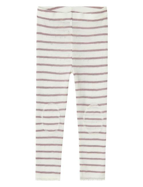 name it Nmfwang Wool Needle Legging Noos Name It White