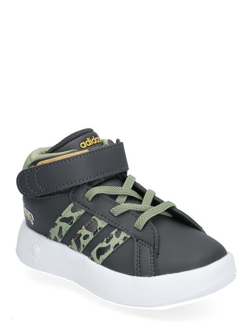 Se adidas Sportswear Grand Court Mid Lionking I Adidas Sportswear Green ved Booztlet