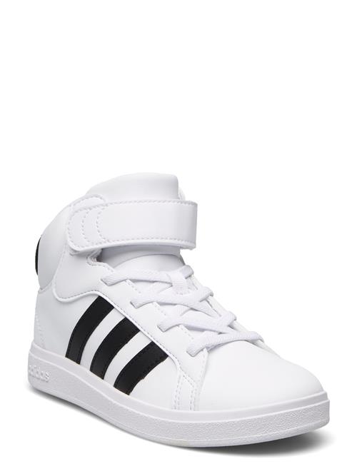 Se adidas Sportswear Grand Court Mid K Adidas Sportswear White ved Booztlet