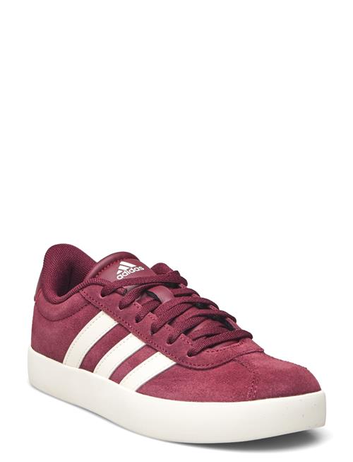 Se adidas Sportswear Vl Court 3.0 K Adidas Sportswear Burgundy ved Booztlet