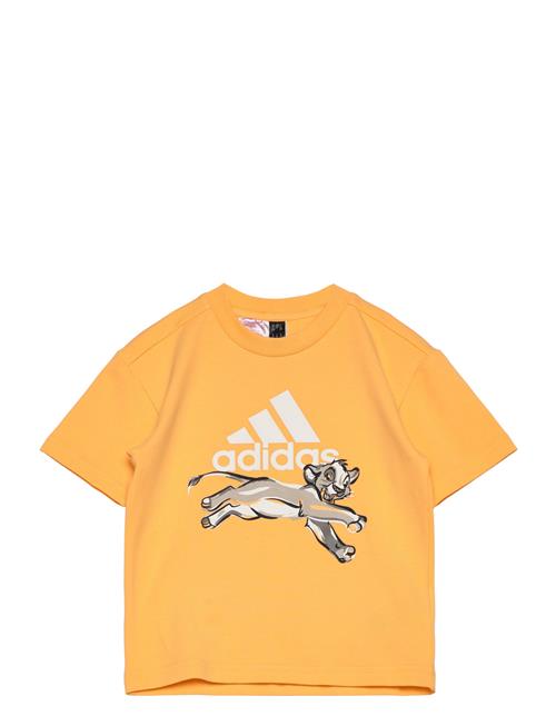 Se adidas Sportswear Lk Dy Lk T Adidas Sportswear Yellow ved Booztlet