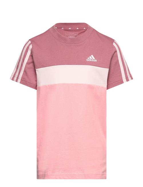 Se adidas Sportswear Lk 3S Tib T Adidas Sportswear Pink ved Booztlet