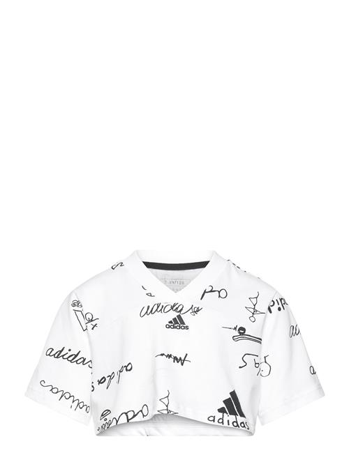 Se adidas Sportswear Jg Bluv Cr T Adidas Sportswear White ved Booztlet