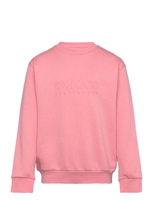 Se adidas Sportswear J Szn Gfx Crew Adidas Sportswear Pink ved Booztlet