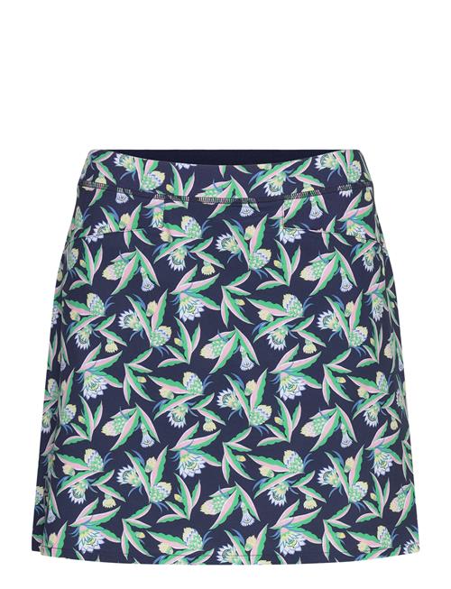 17" Performance Floral Pleated Skort Ralph Lauren Golf Navy