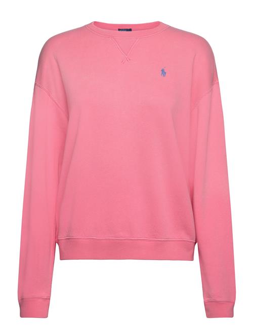 Se Polo Ralph Lauren Lightweight Fleece Crewneck Pullover Polo Ralph Lauren Pink ved Booztlet