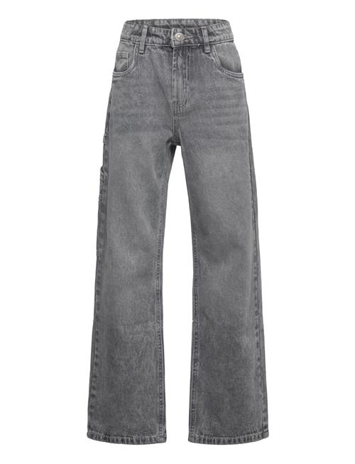 LMTD Nlmworkgrizza Dnm Straight Pant LMTD Grey