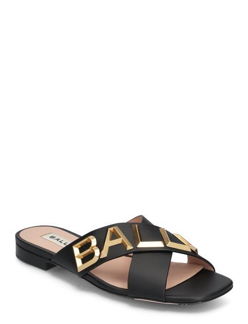 Se Bally Larise Flat Bally Black ved Booztlet