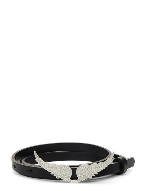 Se Zadig & Voltaire Rock Belt Natural Leather Zadig & Voltaire Black ved Booztlet