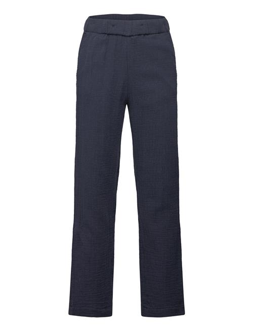 Lindex Trousers Double Weave Lindex Navy