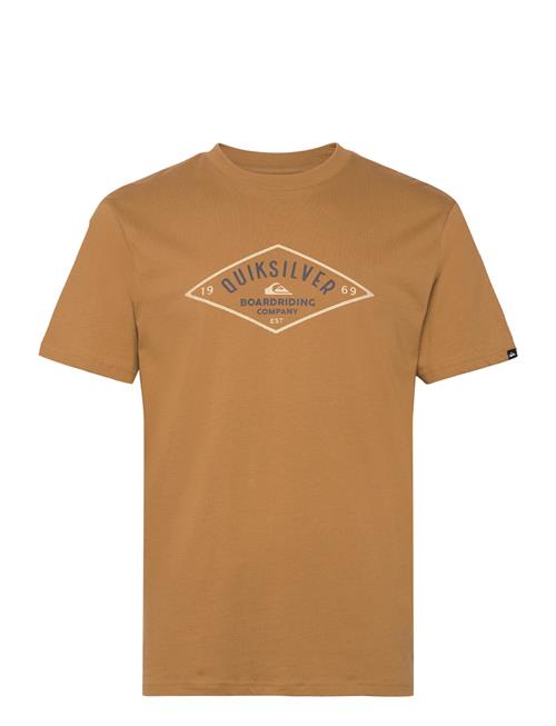 Qs Diamond Logo Ss Quiksilver Brown