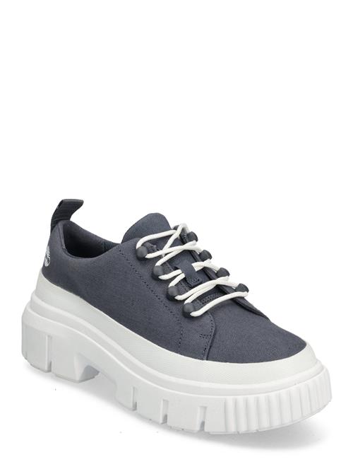 Timberland Greyfield Lace Up Shoe Dark Blue Canvas Timberland Blue