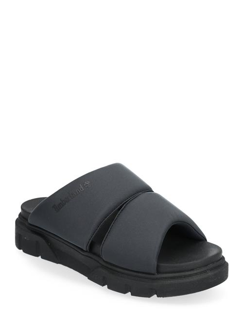 Timberland Greyfield Sandal Slide Sandal Black Knit Timberland Black