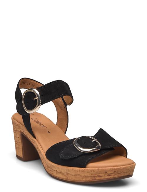 Se Gabor Ankle-Strap Sandal Gabor Black ved Booztlet