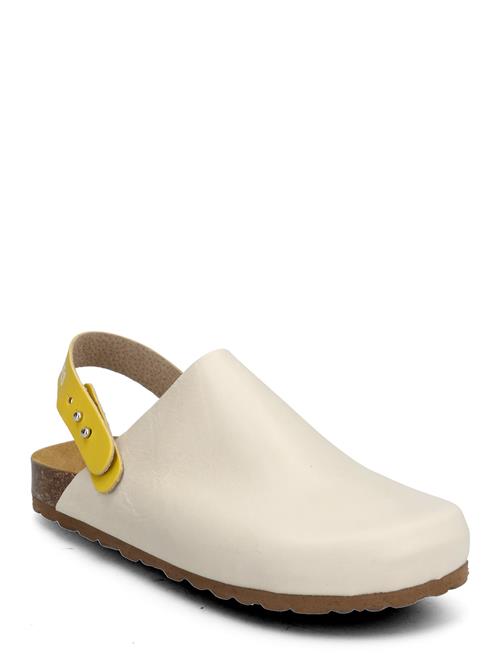 Bobo Choses Color Block Leather Clogs Bobo Choses White