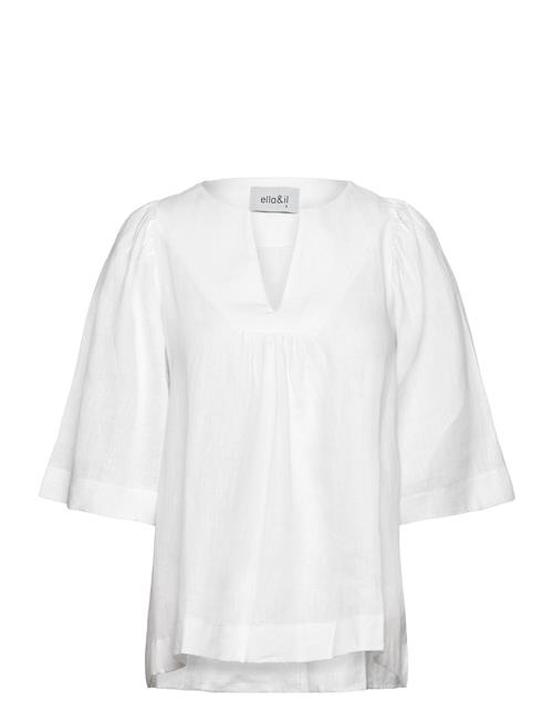 ella&il Ellie Linen Top Ella&il White