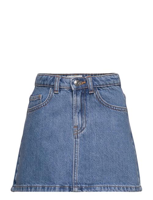 Mango Short Denim Skirt Mango Blue