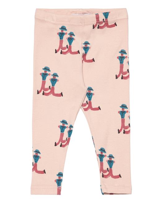 Baby Dancing Giants All Over Leggings Bobo Choses Pink