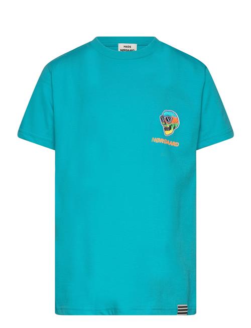 Se Mads Nørgaard Summer Vibes Thorlino Tee Mads Nørgaard Blue ved Booztlet