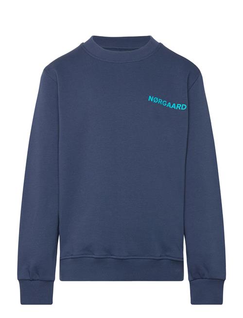 Se Mads Nørgaard Organic Sweat Solo Sweatshirt Mads Nørgaard Blue ved Booztlet