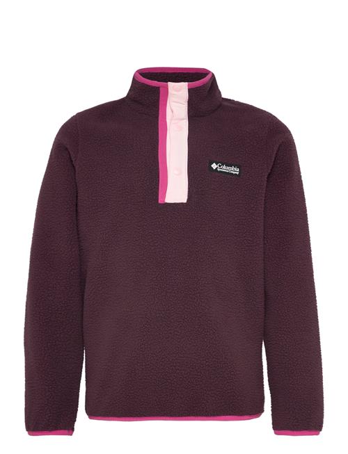 Se Columbia Sportswear Helvetia Ii Half Snap Fleece Columbia Sportswear Purple ved Booztlet