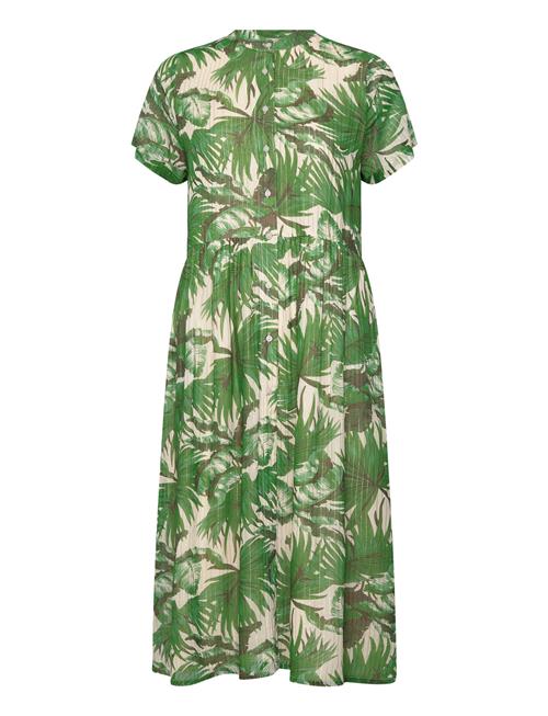 Aliyall Midi Dress Ss Lollys Laundry Green