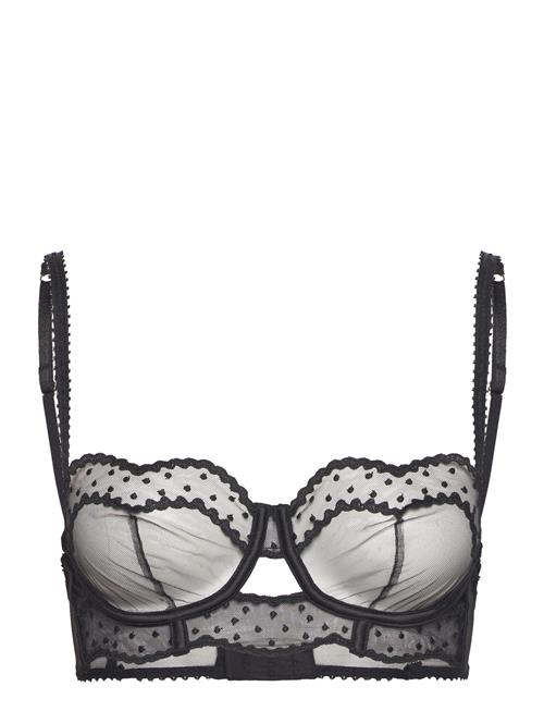 Se Etam Emerveillee Underwired Balcony Bra Etam Black ved Booztlet