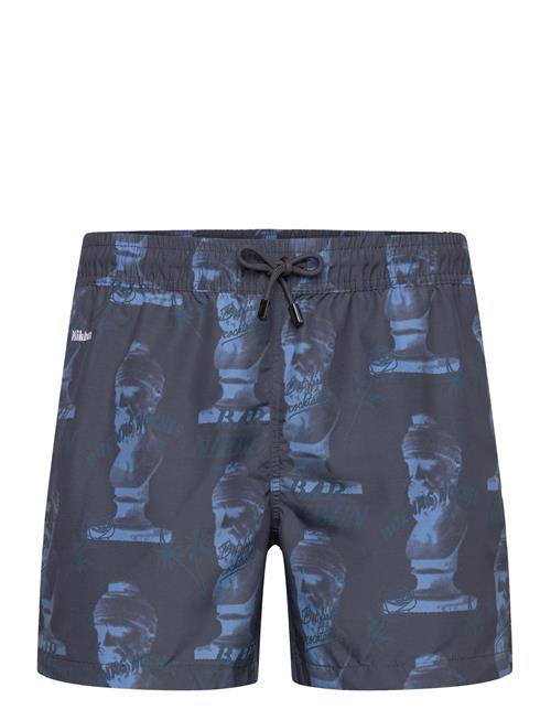 Nb Bar Nikben Swimtrunks Grey Nikben Blue