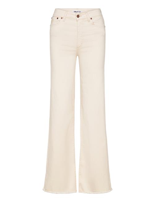 Se Lois Jeans Palazzo Edge Megalia Crudo Lois Jeans Cream ved Booztlet