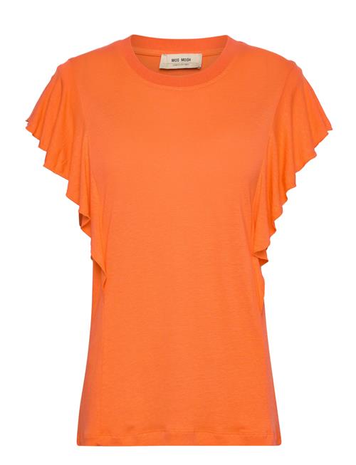 MOS MOSH Mmchio Flounce Tee MOS MOSH Orange