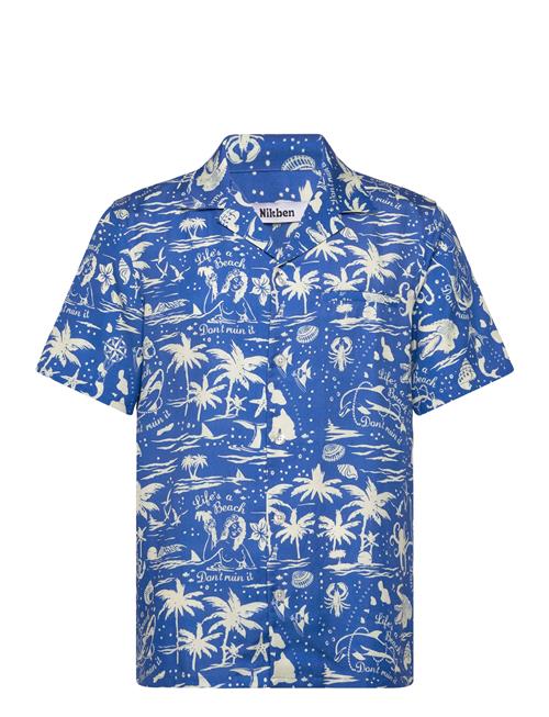 Nb Life Is A Beach Shirt Blue Nikben Blue