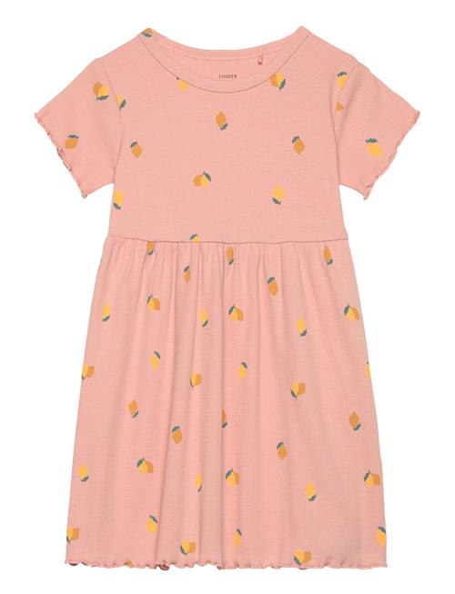 Dress Rib Lemons Lindex Pink