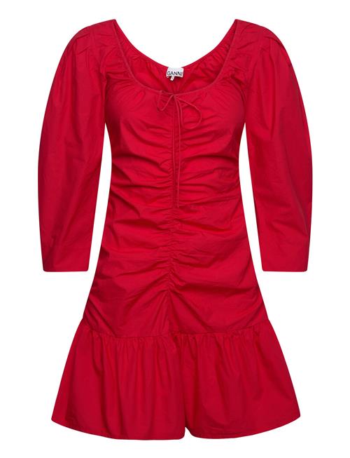 Ganni Cotton Poplin Ganni Red