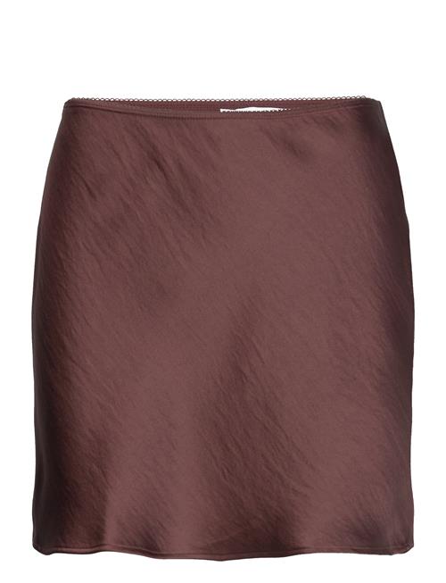 Samsøe Samsøe Saagneta Short Skirt 12956 Samsøe Samsøe Brown