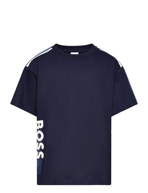 Se BOSS Short Sleeves Tee-Shirt BOSS Navy ved Booztlet