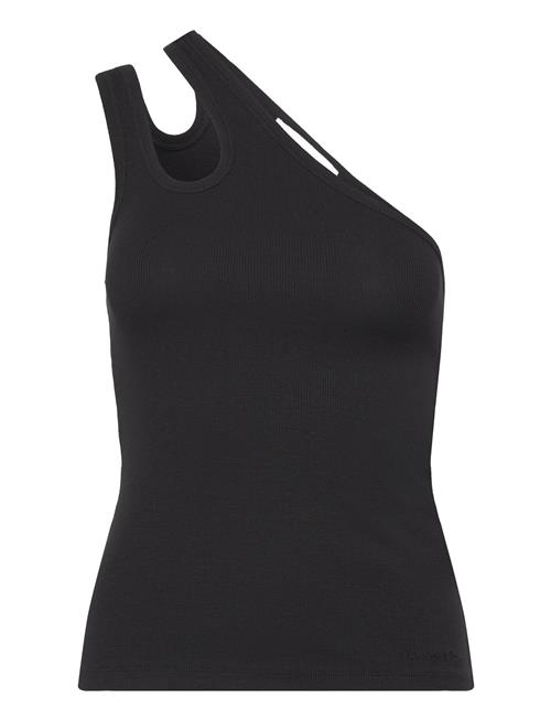 REMAIN Birger Christensen Jersey -Shoulder Top REMAIN Birger Christensen Black