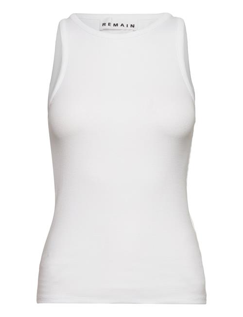 Knotted Back Rib Top REMAIN Birger Christensen White