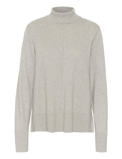 Cranva Rollneck Pullover Cream Grey